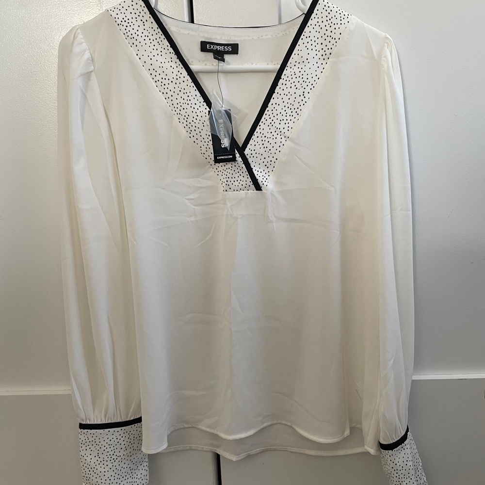 Express top polka dot